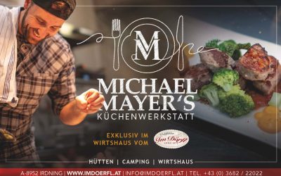 Rezept: Roggenteig-Blinis mit Bärlauchtopfen & Speck von Michael Mayer